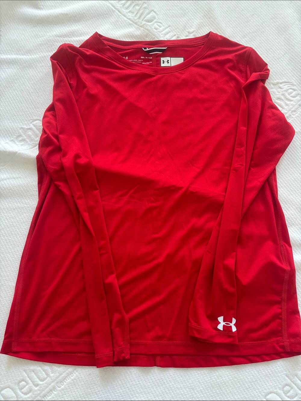 Under Armour Women's Bright Red Long Sleeve Performance Top